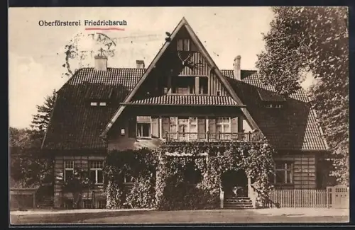 AK Friedrichsruh, Blick auf die Oberförsterei