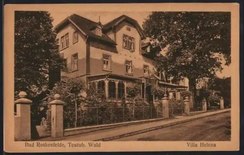 AK Bad Rothenfelde /Teutob. Wald, Hotel Villa Helena