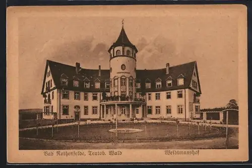 AK Bad Rothenfelde /Teutob. Wald, Hotel Weidtmanshof