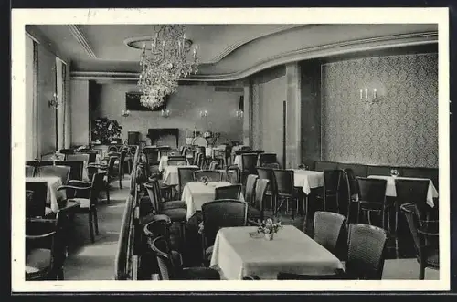 AK Trier, Cafe Astoria, Innenansicht