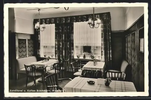 AK Walsrode, Konditorei & Kaffee Buschmann, Innenansicht