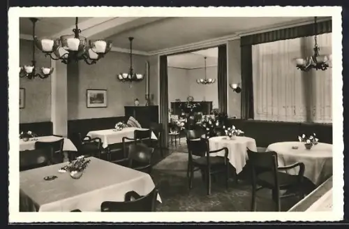 AK Walsrode, Hotel Hannover, Innenansicht