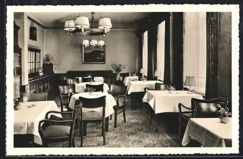 AK Walsrode, Hotel Hannover, Innenansicht