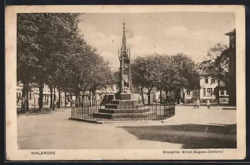 AK Walsrode, Kronprinz Ernst August-Denkmal