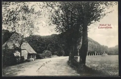 AK Kiekut bei Eckernförde, Strassenpartie