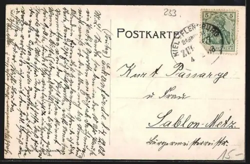 AK Kiekut bei Eckernförde, Strassenpartie