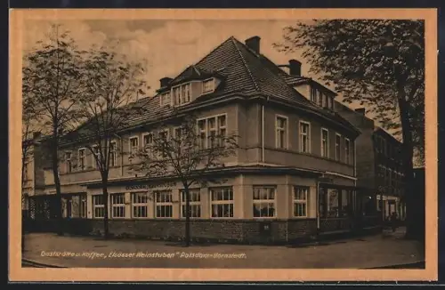 AK Potsdam-Bornstedt, Gaststätte und Café Elsässer Weinstuben, Bes. A. Pitzschk