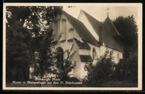AK Meinerdingen /Lüneburger Heide, Kirche aus dem 11. Jahrhundert
