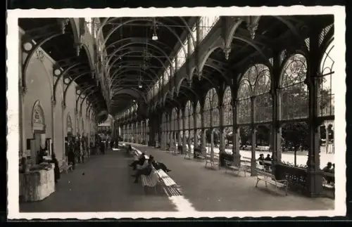 AK Marienbad, Innere Kreuzbrunnkolonnade