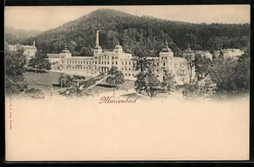 AK Marienbad, Blick auf das Neubad