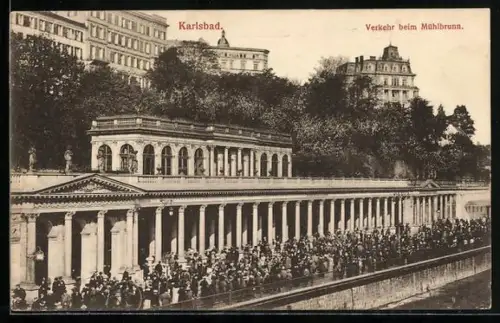 AK Karlsbad, Verkehr beim Mühlbrunn