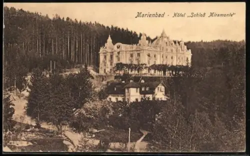 AK Marienbad, Hotel Schloss Miramonte
