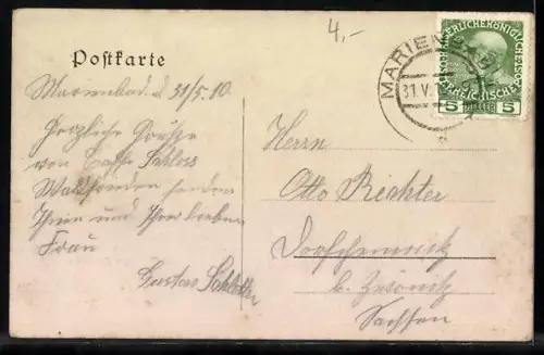 AK Marienbad, Cafe Egerländer