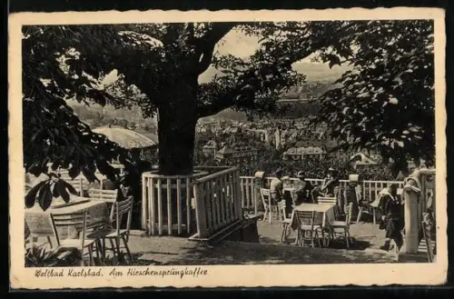 AK Karlsbad, Am Hirschensprungcafe