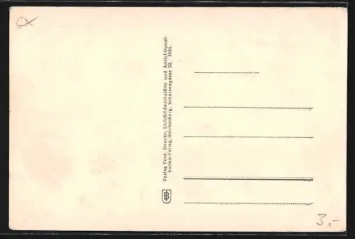 AK Reichenberg i. B., Partie an der Talsperre