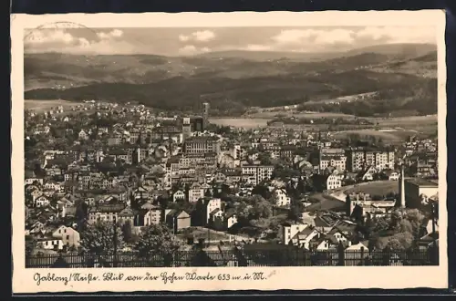 AK Gablonz /Neisse, Blick von der Hohen Warte
