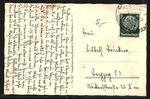 AK Gablonz /Neisse, Blick von der Hohen Warte