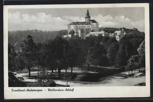 AK Friedland /Sudetengau, Wallenstein-Schloss