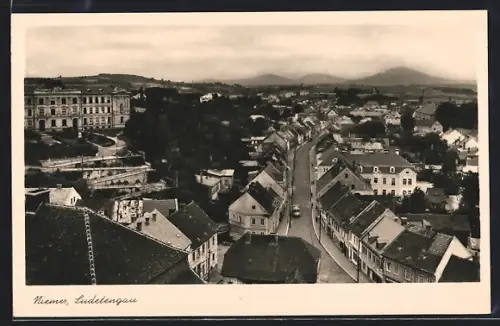 AK Niemes /Sudetengau, Teilansicht aus der Vogelschau