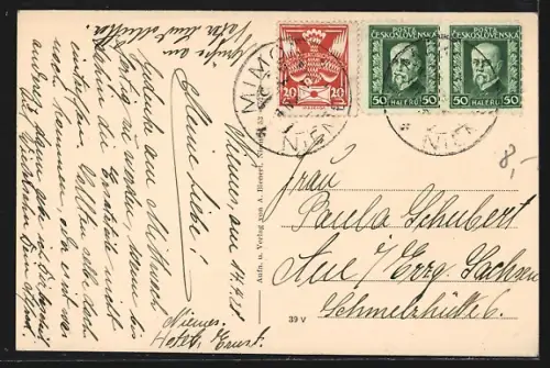 AK Niemes, Blick in die Postgasse