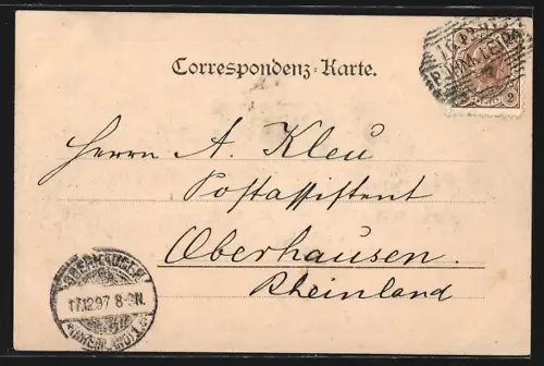 AK Leipa i. Böhm, Teilansicht aus der Vogelschau