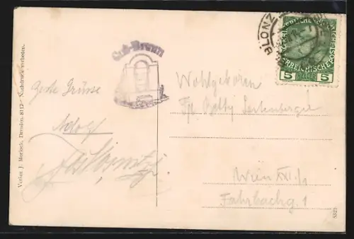 AK Gablonz a. N., Blick von der Gutbrunnwarte