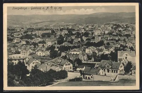 AK Gablonz / Jablonec Nad Nisou, Gesamtansicht