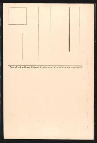 AK Reichenberg /Sudetengau, Linoleumhaus, Totalansicht