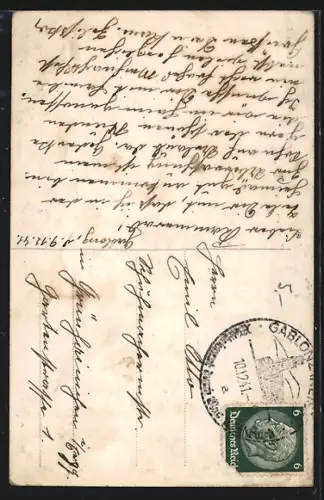 AK Gablonz a. N., Stadtansicht, Kirche, Flusspartie