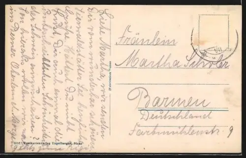 AK Beckenried, Teilansicht mit Kirche, Rigi und beiden Nas