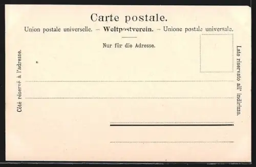 AK Zürich, Teilansicht mit Kirche