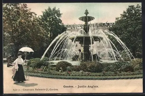 AK Genève, Jardin Anglais