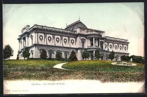 AK Genève, Le musée Ariana