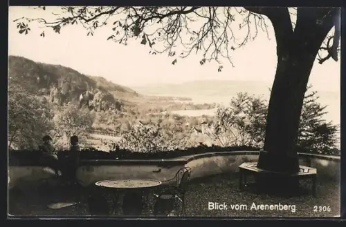 AK Arenenberg, Panorama mit Kinderpaar