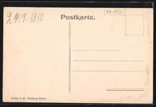 AK Interlaken, Aare mit Dampfer und Brienzerseepromenade