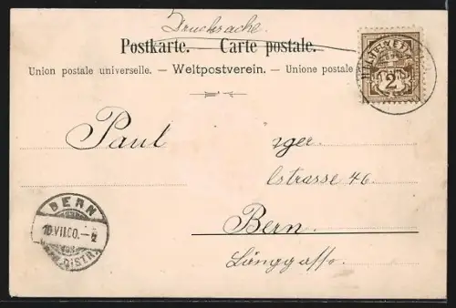 AK Jungfraubahn, Bergbahn mit dem Eigergletscher