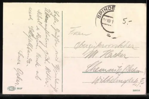 AK Spindelmühle /Riesengebirge, Teilansicht mit der neuen Schule