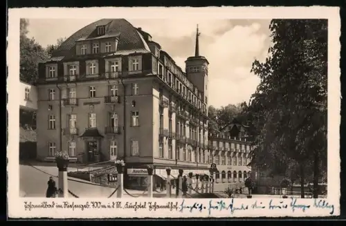 AK Johannisbad im Riesengeb., Kurhotel Johannishof