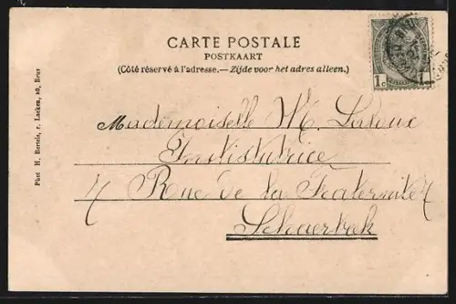 AK Liège, Exposition, La Facade Principale vue de l`Ourthe