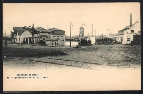 AK Liège, Exposition, Quartier des Attractions