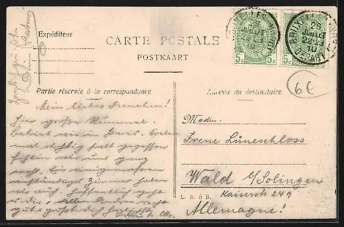 AK Bruxelles, Exposition Internationale 1910, La Maison Rubens