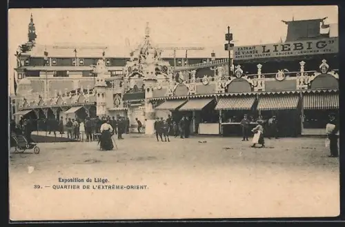 AK Liège, Exposition, Quartier de l`Extrême-Orient