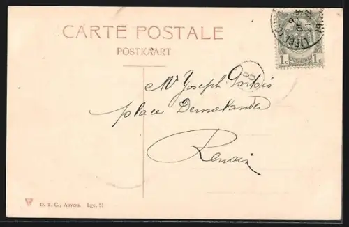 AK Liège, Exposition Universelle 1905, La Facade des halls