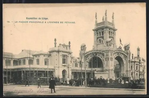 AK Liège, Exposition, La Facade Principale a l`Entrée de Fétinne
