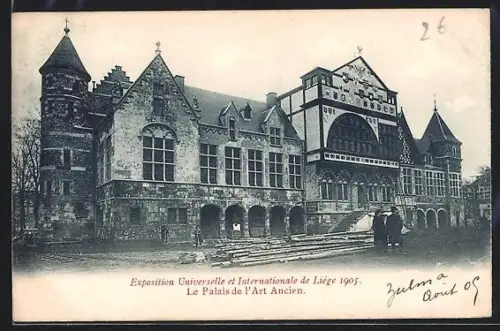 AK Liège, Exposition Universelle et Internationale 1905, Le Palais de l`Art Ancien