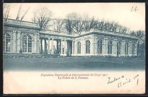 AK Liège, Exposition Universelle et Internationale 1905, Le Palais de la Femme