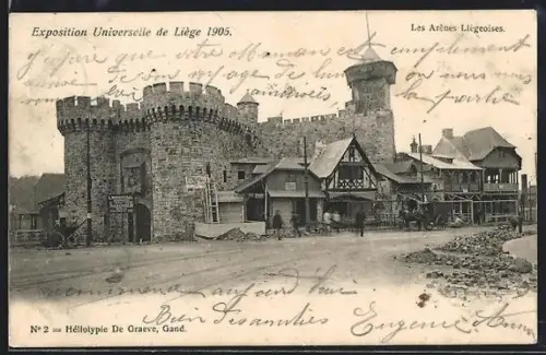AK Liège, Exposition universelle 1905, Les Arênes Liégoises
