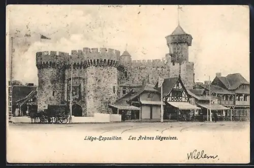 AK Liége / Lüttich, Exposition, Les Arénes liégeoises