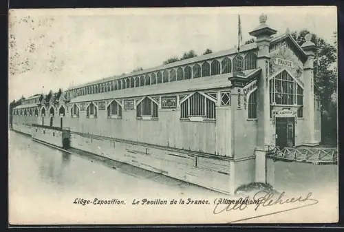 AK Liège, Exposition, Le Pavillon de la France