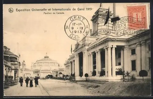AK Gand, Exposition Universelle et Internationale 1913, Pavillon du Canada